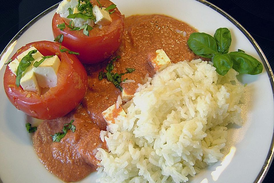 Gefüllte Tomaten (Schafskäse)