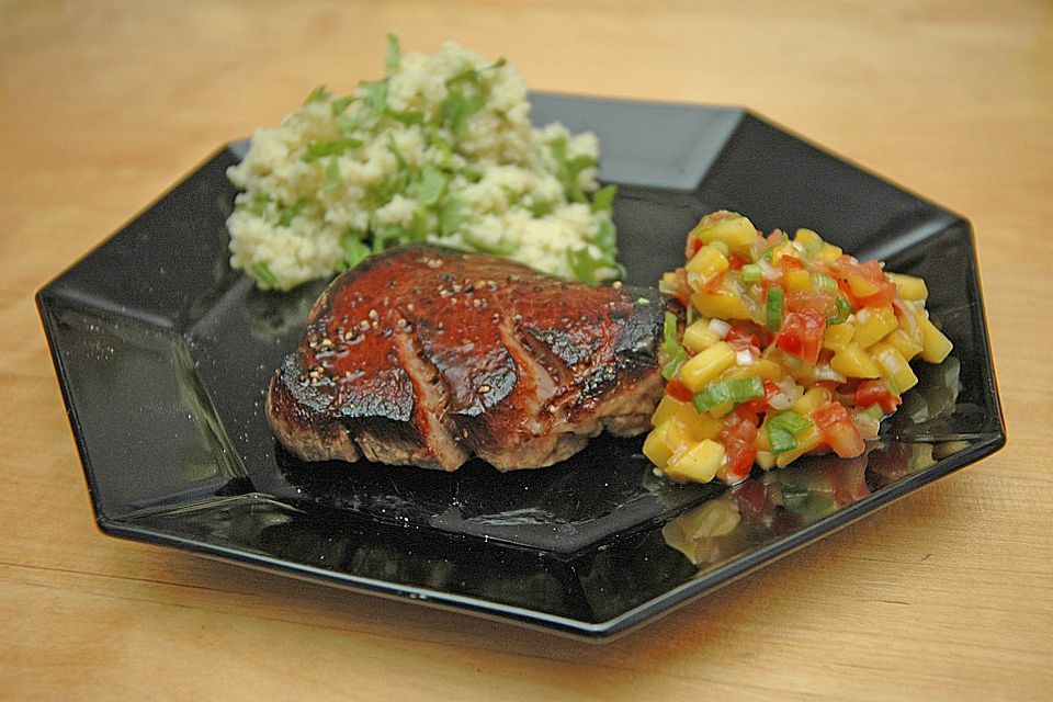 Steaks mit Salsa