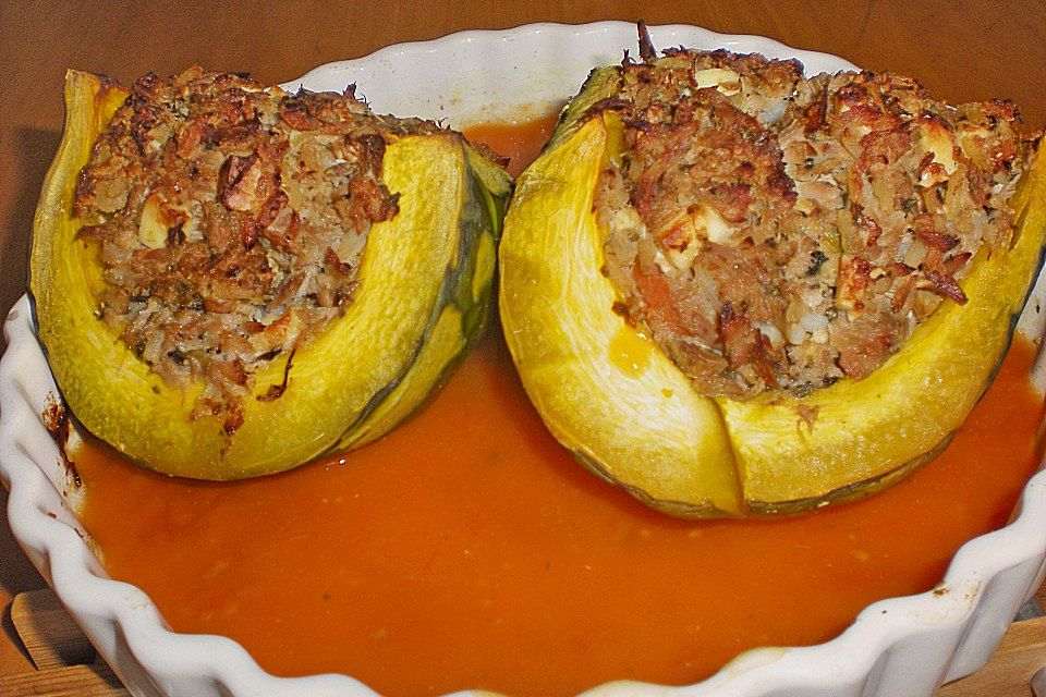 Ofenzucchini mit Thunfischfüllung