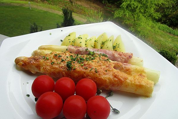 Überbackene Schinken-Spargel-Röllchen von hummel85 | Chefkoch