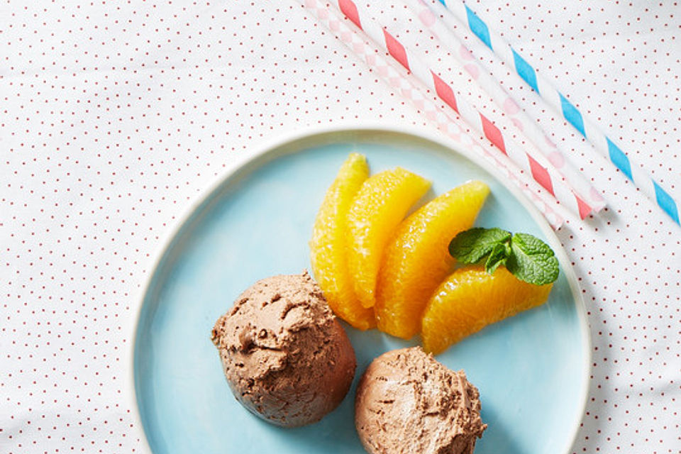 Mousse au chocolat mit Orangenduft