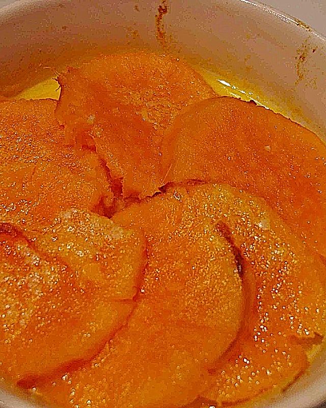 Baked Yams - Süßkartoffelauflauf mit Orangensaft