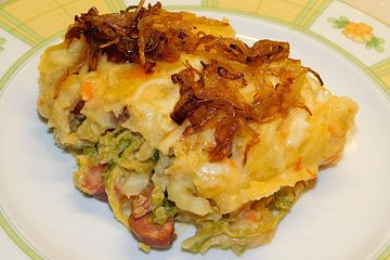 Wirsing Wurstchen Auflauf Von Grothies Chefkoch 