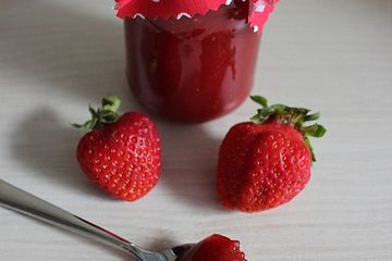 Vanille - Erdbeer - Marmelade