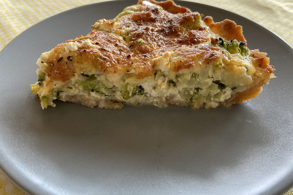 Brokkoli - Feta - Pie