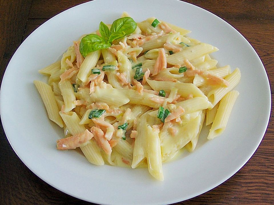 Nudeln mit Räucherlachs von stefanie3| Chefkoch