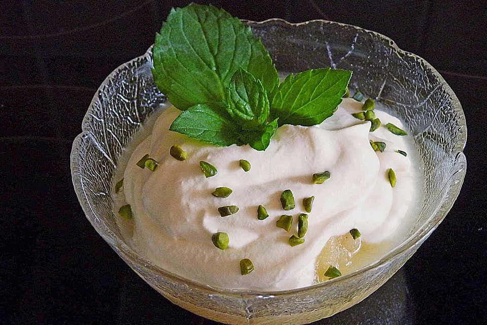 Apfeldessert mit Mascarpone - Creme