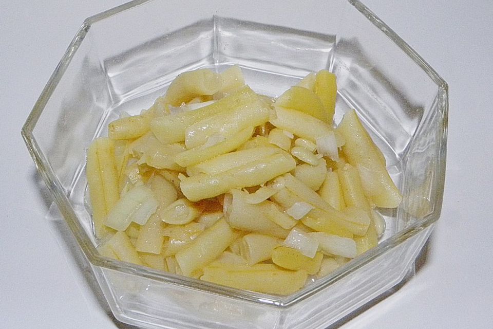 Gelber Bohnensalat