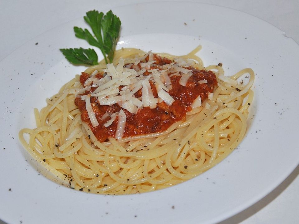 Vegetarische Spaghetti Bolognese von Ulmchen| Chefkoch