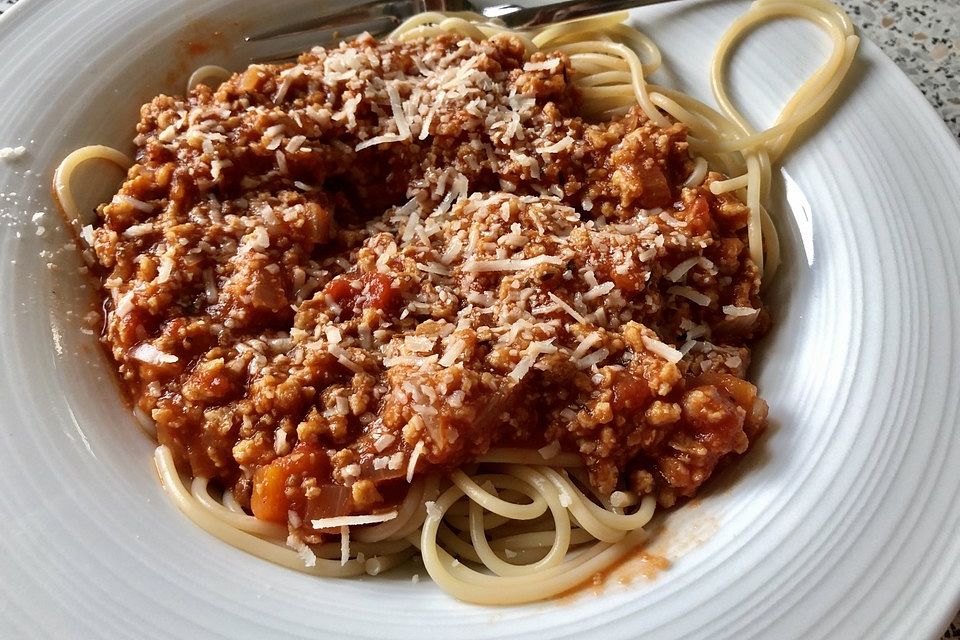 Vegetarische Spaghetti Bolognese