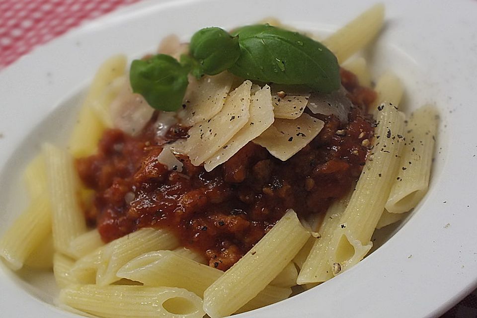 Vegetarische Spaghetti Bolognese