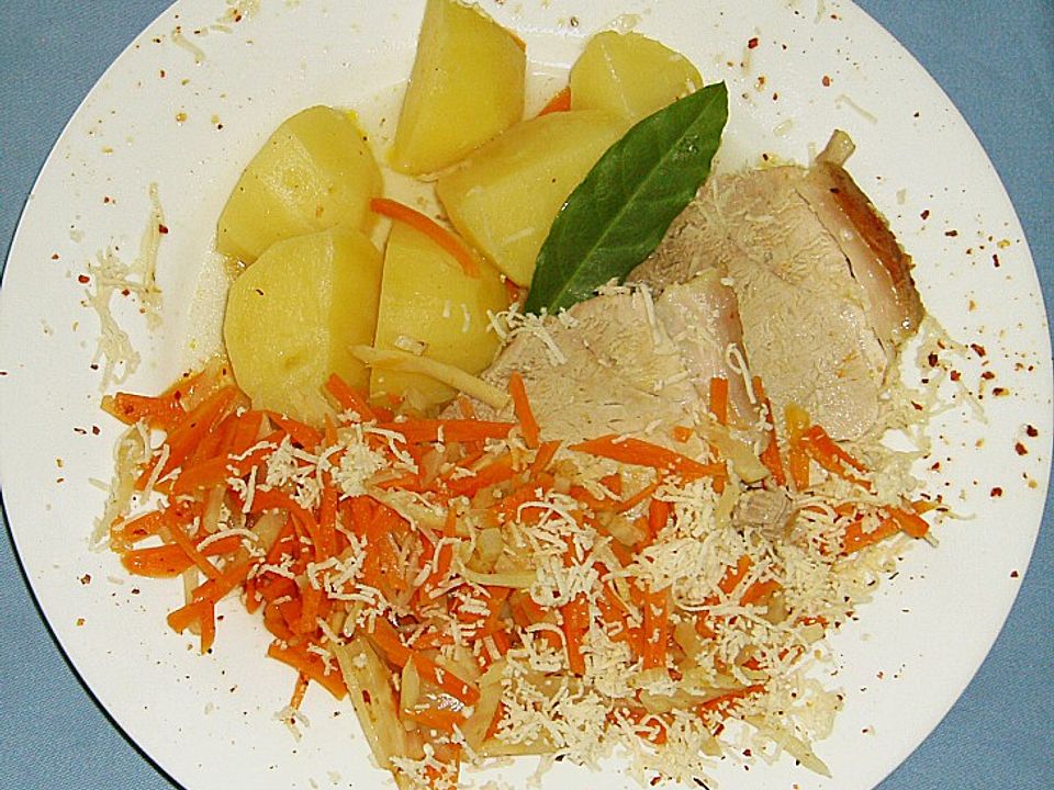 Steirisches Wurzelfleisch Mit Safterdapfeln Von Midgard2kopf Chefkoch 