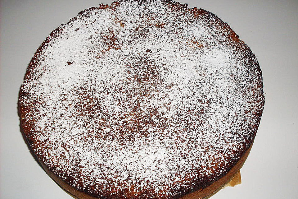 Gedeckter Apfelkuchen