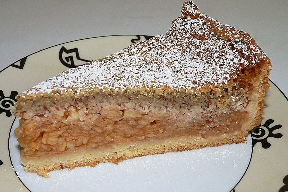 Gedeckter Apfelkuchen