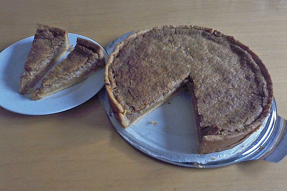 Gedeckter Apfelkuchen