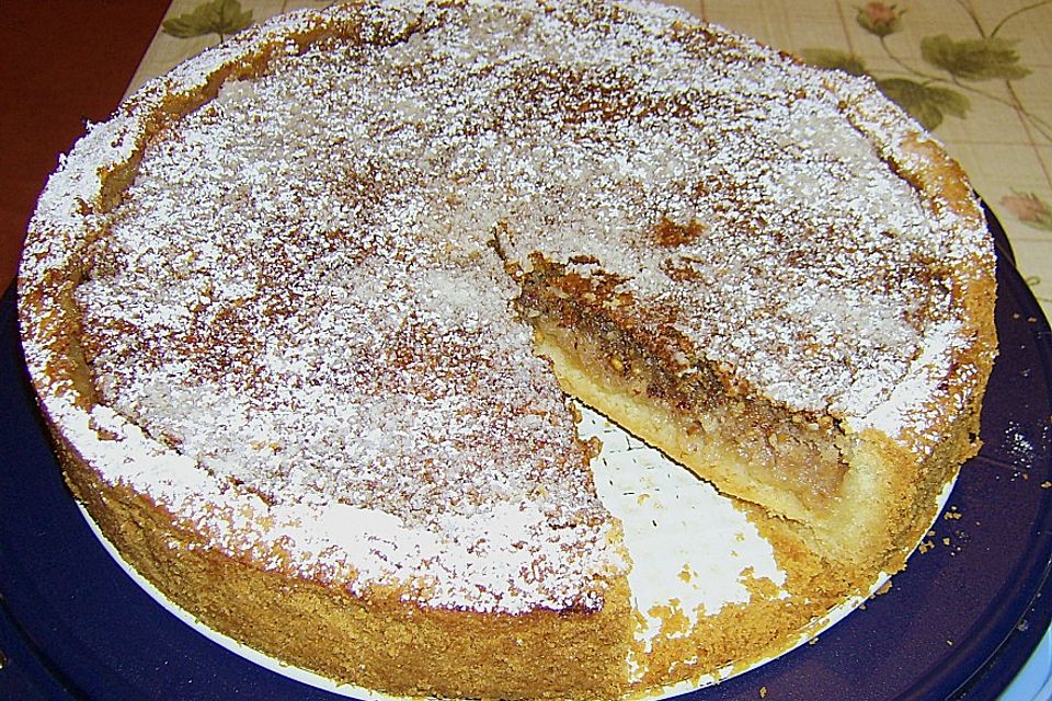 Gedeckter Apfelkuchen