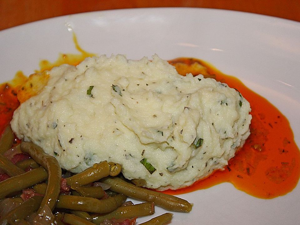 Kartoffelpürree mit Basilikum von mamsell1| Chefkoch
