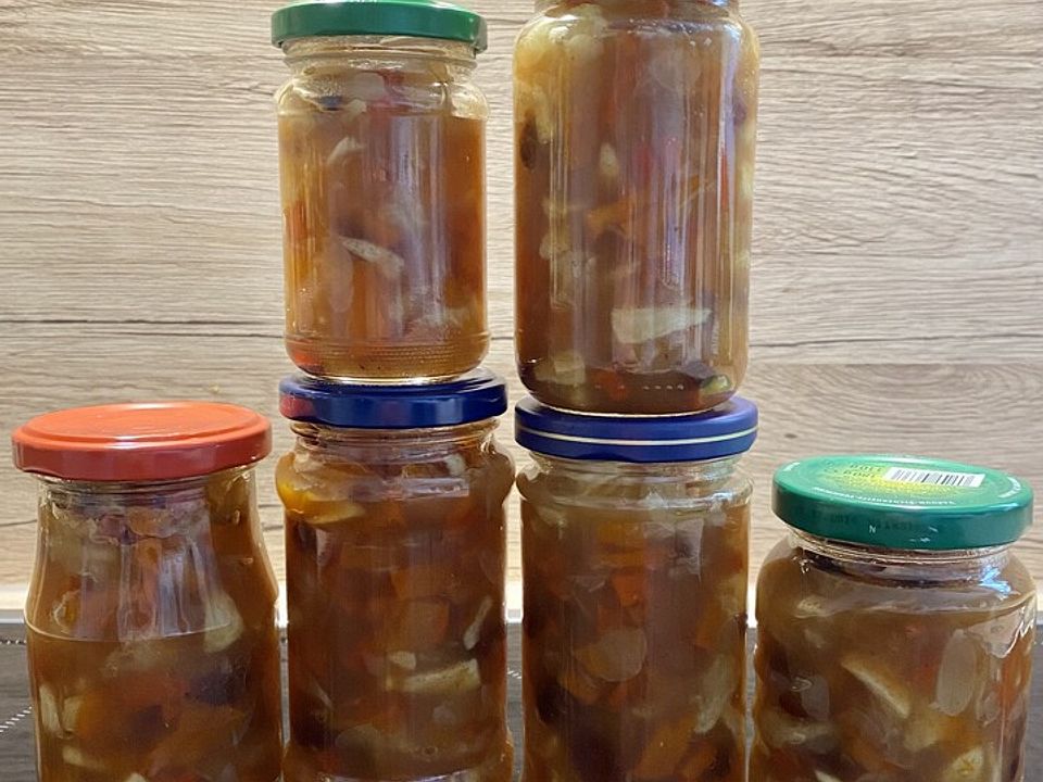 Kürbismarmelade mit Äpfeln und Rosinen| Chefkoch