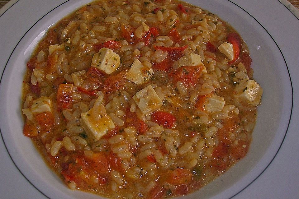 Tomaten - Schafskäse - Risotto