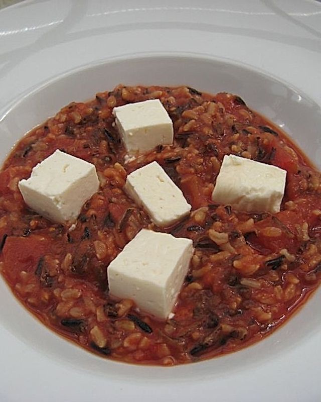 Tomaten - Schafskäse - Risotto