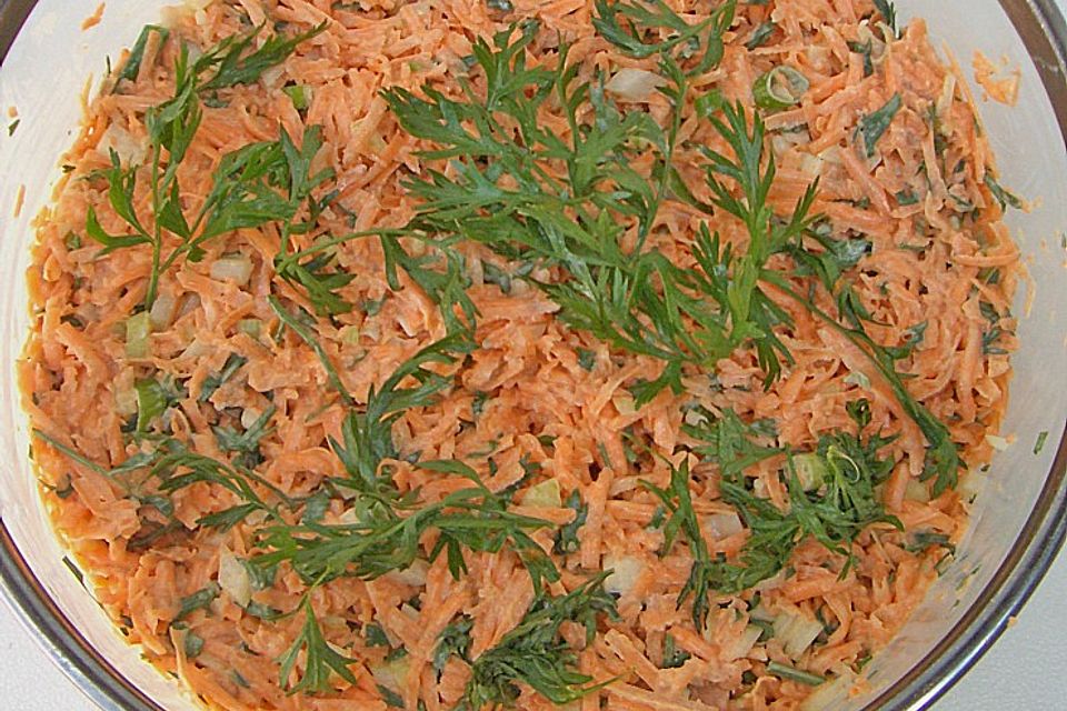 Arabischer Möhrensalat