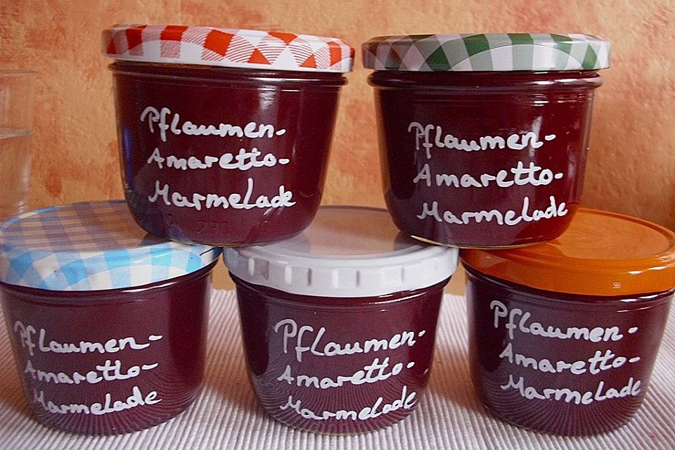 Pflaumen - Amaretto - Marmelade