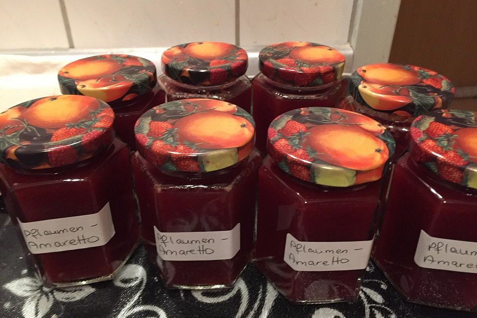 Pflaumen - Amaretto - Marmelade