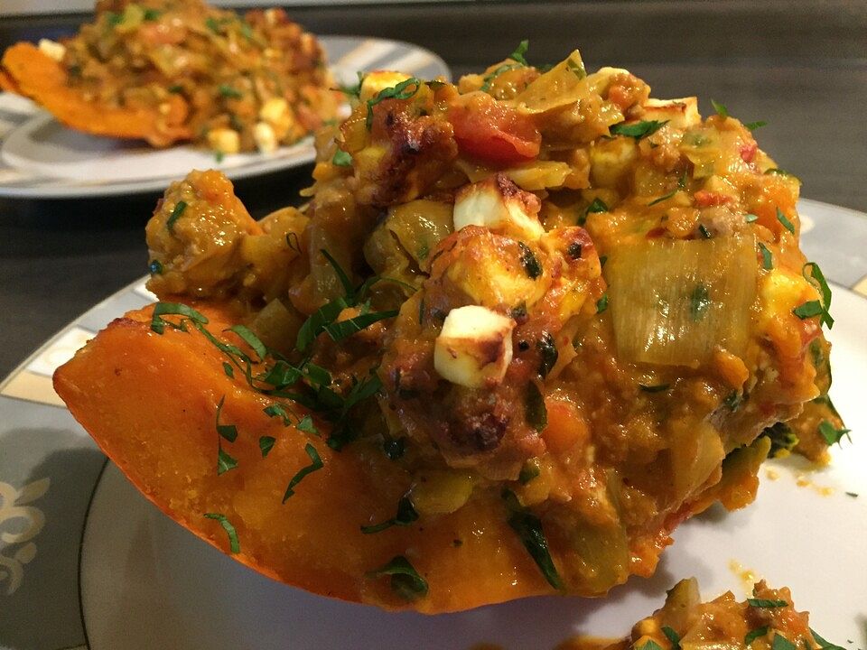Herzhaft gefüllter Hokkaidokürbis von hase2281| Chefkoch