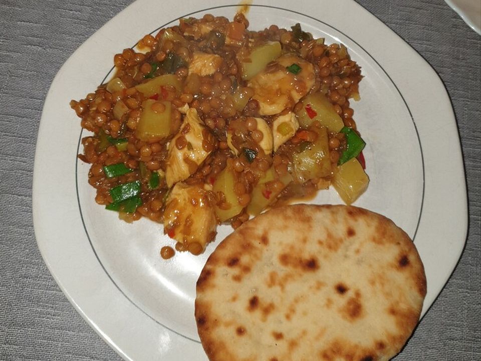 Hühnchen - Linsen - Curry (indisch) von feinschmecker08| Chefkoch