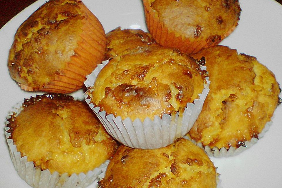 Weiße Schokoladenmuffins