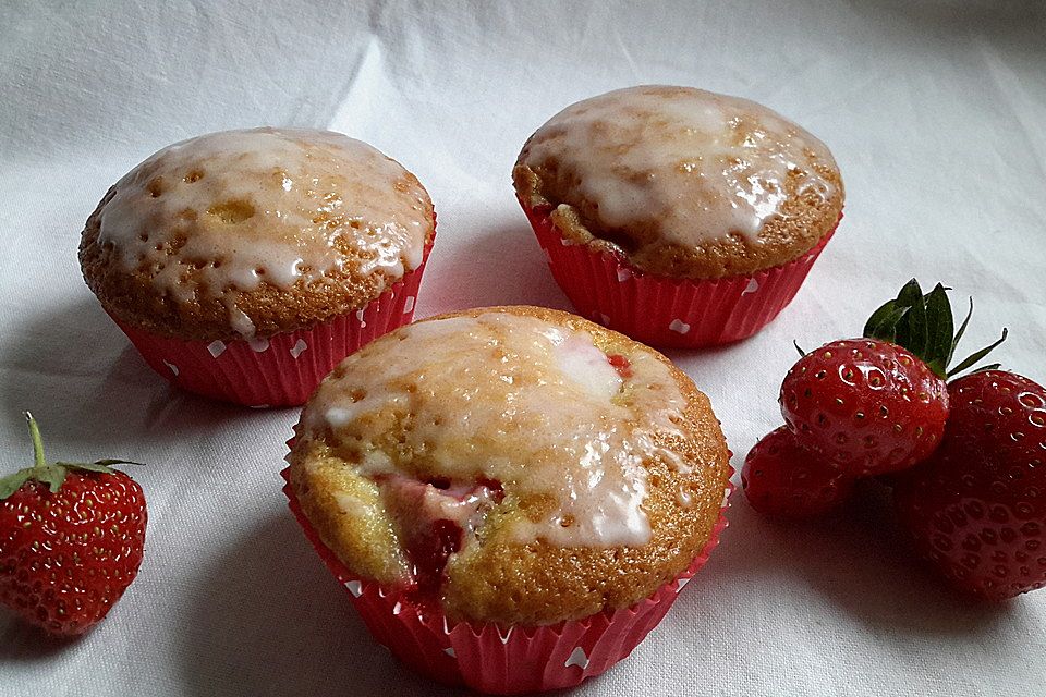 Erdbeer - Muffins