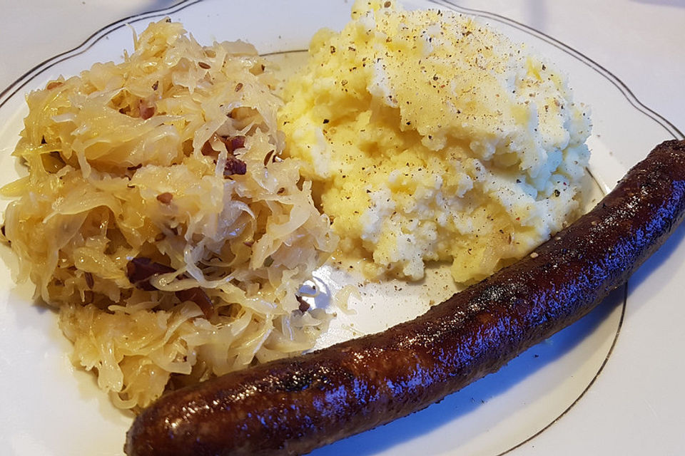 Sauerkraut mit Speck