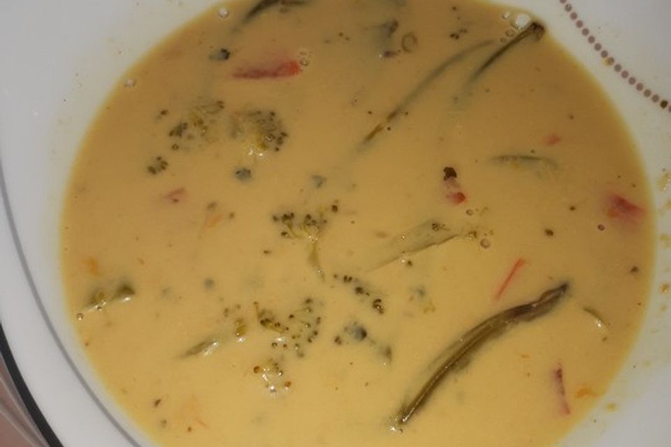 Thailändische Kokossuppe