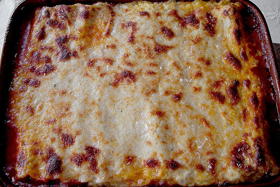 Cannelloni mit Hähnchen - Pilz - Füllung