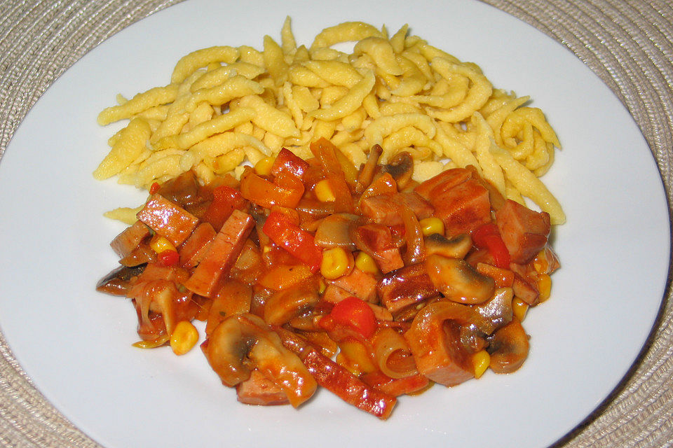 Leberkäse - Ragout