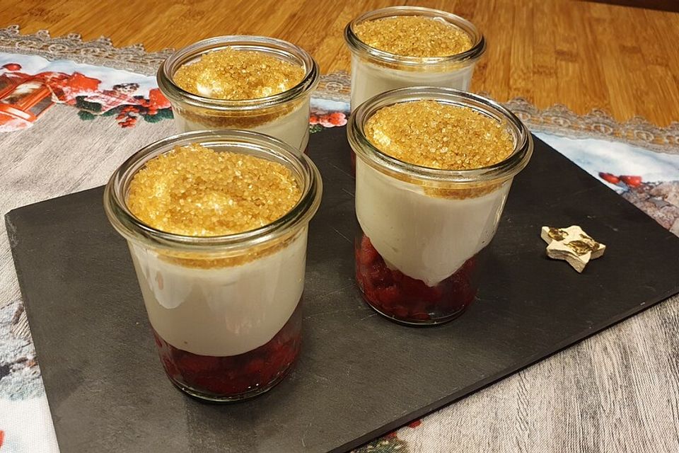 Himbeer - Joghurt - Mascarpone - Dessert