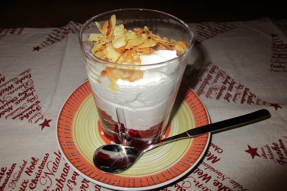 Himbeer - Joghurt - Mascarpone - Dessert