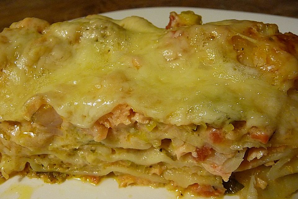 Lasagne mit Meeresfrüchten