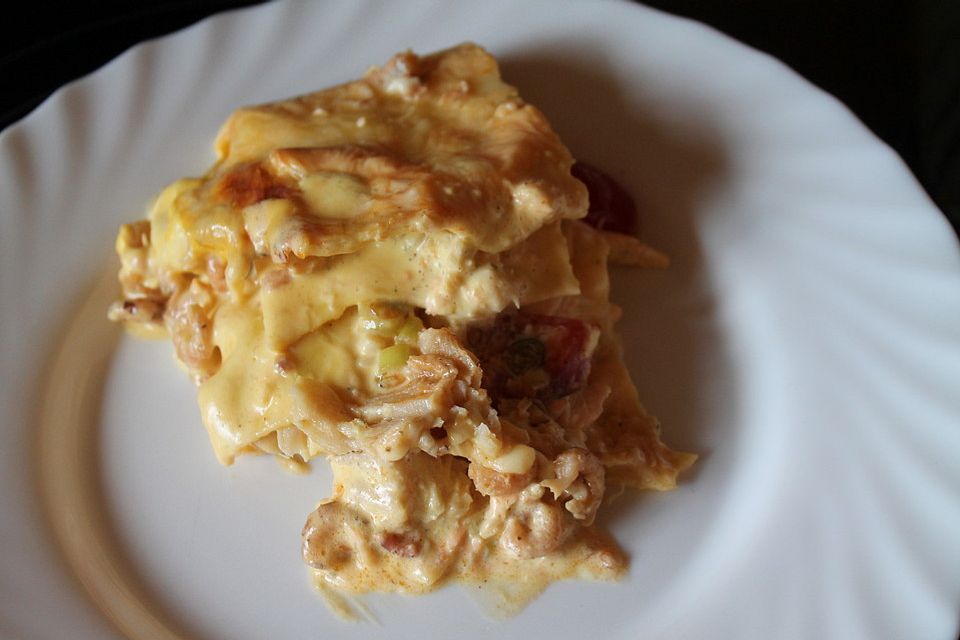 Lasagne mit Meeresfrüchten Lasagne mit Meeresfrüchten