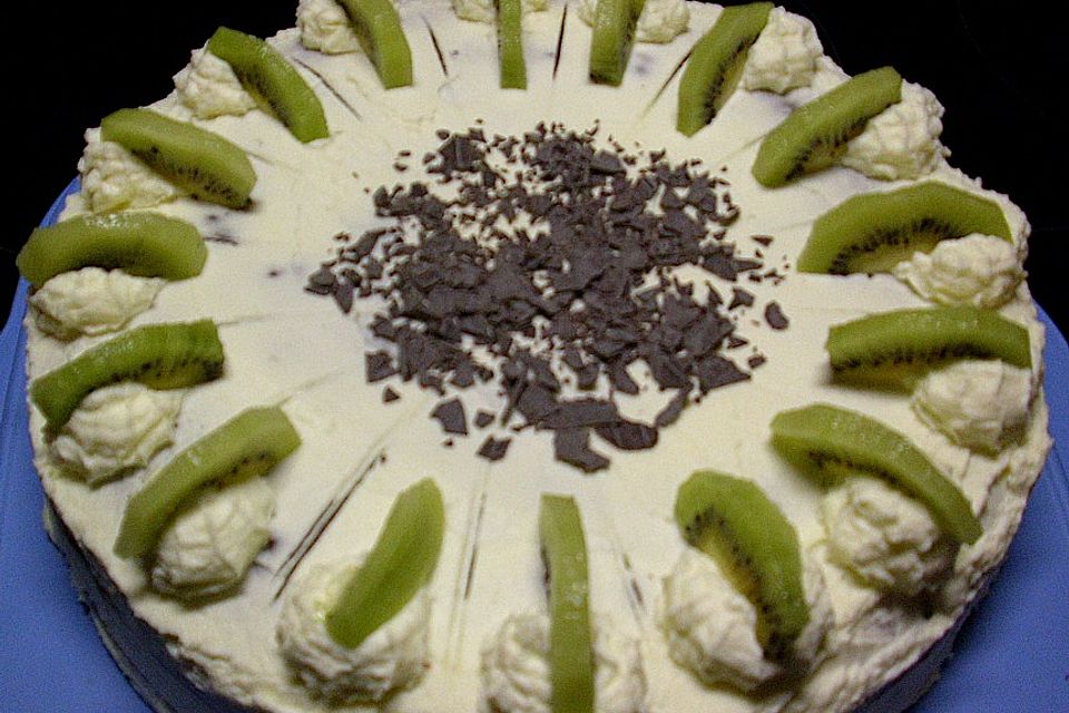 Kiwi - Rum - Torte