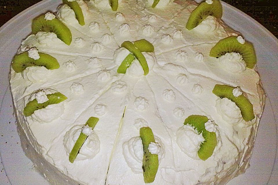 Kiwi - Rum - Torte