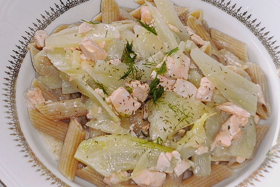 Fenchel - Lachs - Spaghettini