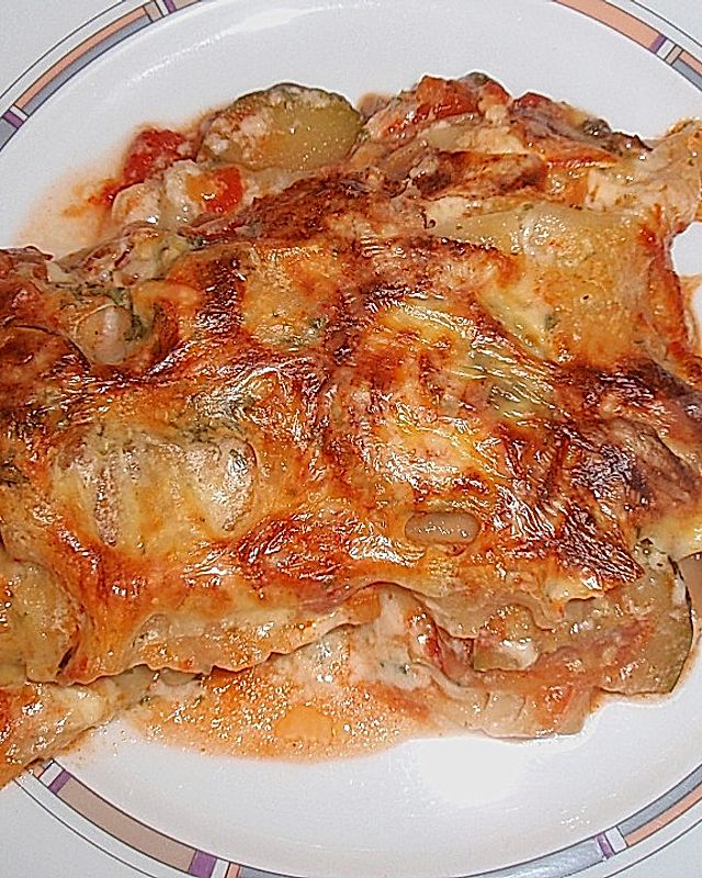 Lasagne mit Räucherfisch