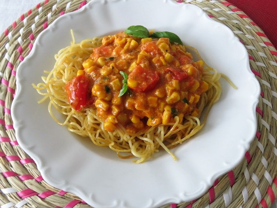 Tomaten - Mais - Sauce von heimwerkerkönig| Chefkoch