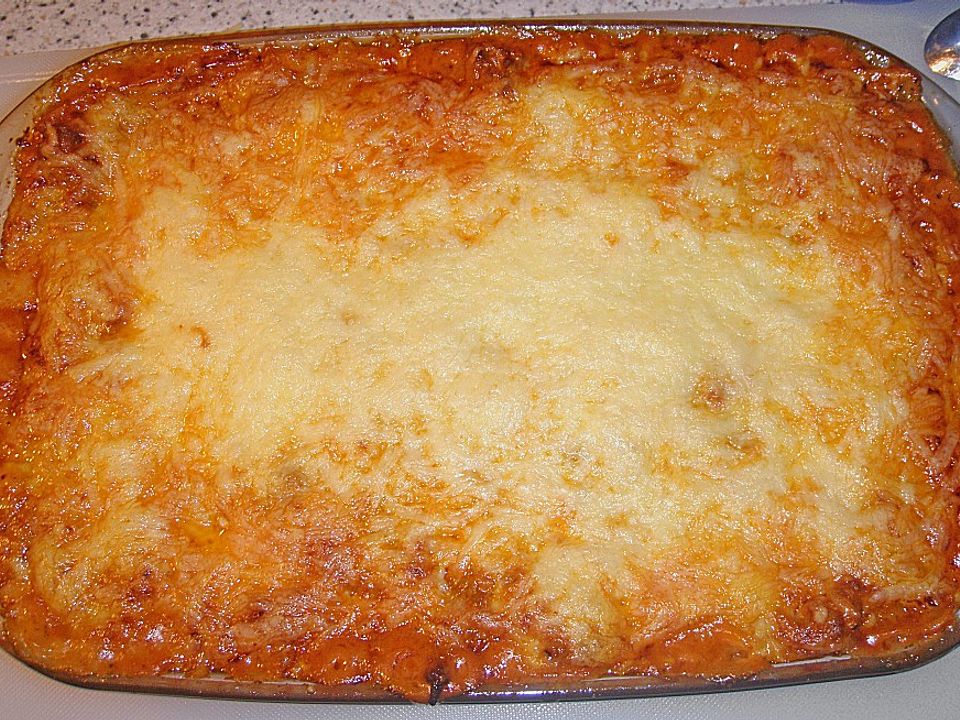 Lasagne mit Tomaten - Hackfleisch Soße von Eilrahc| Chefkoch