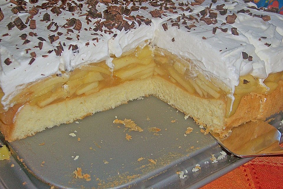 Apfel - Biskuit - Torte