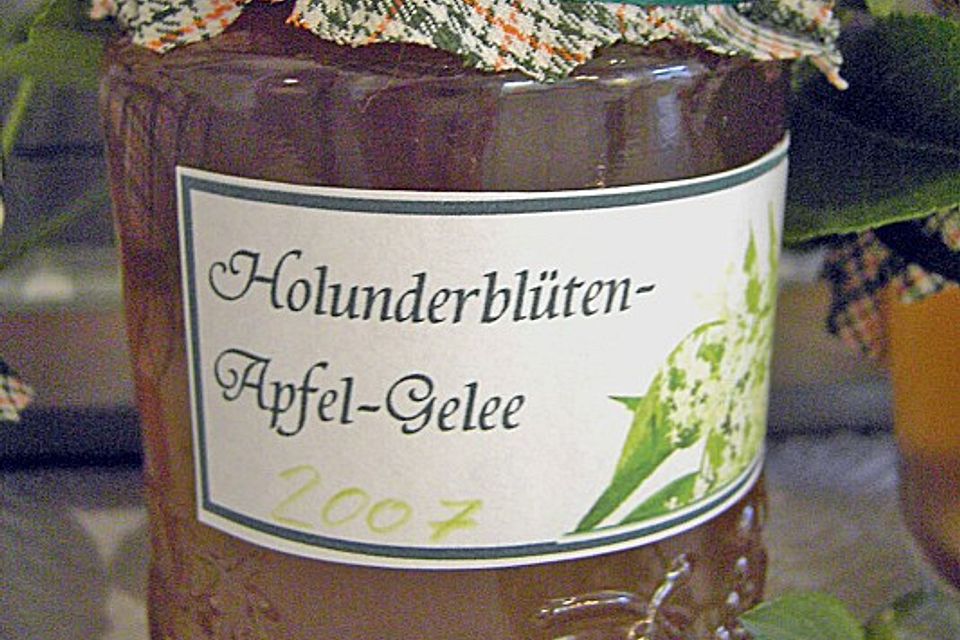 Apfel - Holunder - Gelee