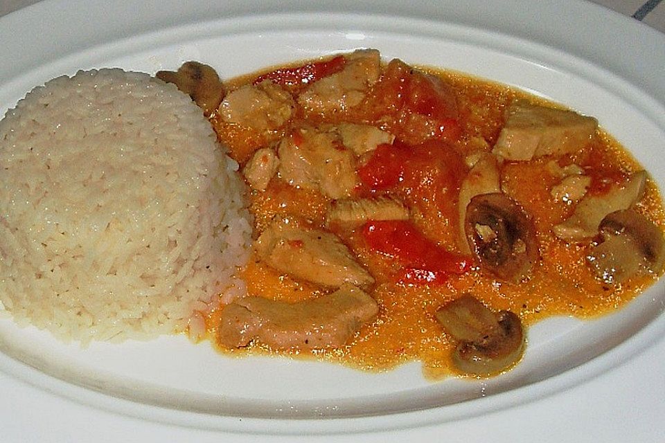 Hendl in Kokotonisauce