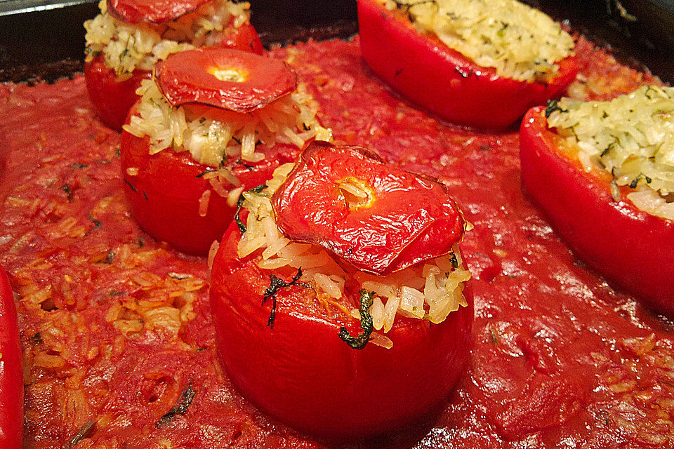 Gefüllte Tomaten & Paprika