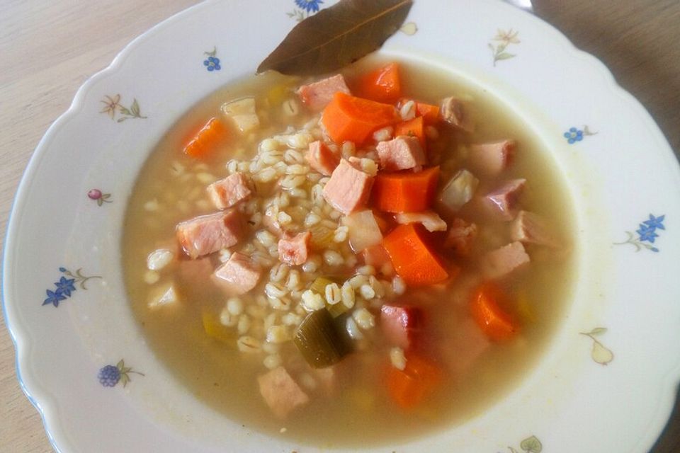 Rheinische Gerstensuppe